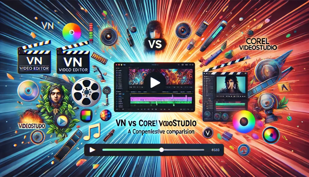 VN Video Editor vs Corel VideoStudio thumbnail