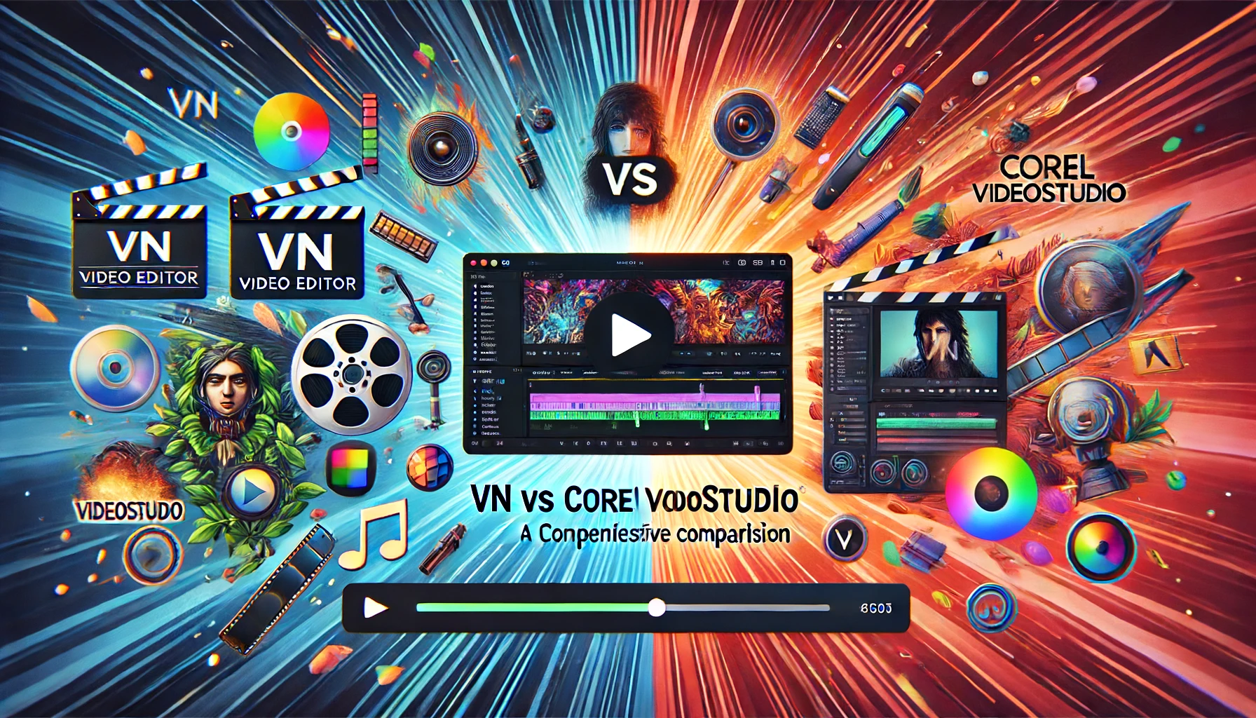 VN Video Editor vs Corel VideoStudio thumbnail