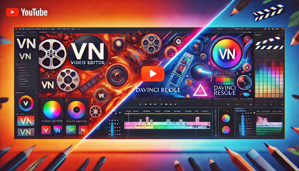 THUMBNAIL ON WHICH DaVinci Resolve IS MENTIONED