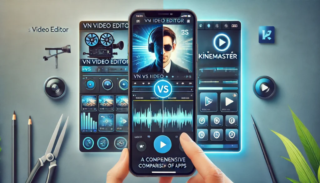 VN Video Editor vs KineMaster on smart devices 