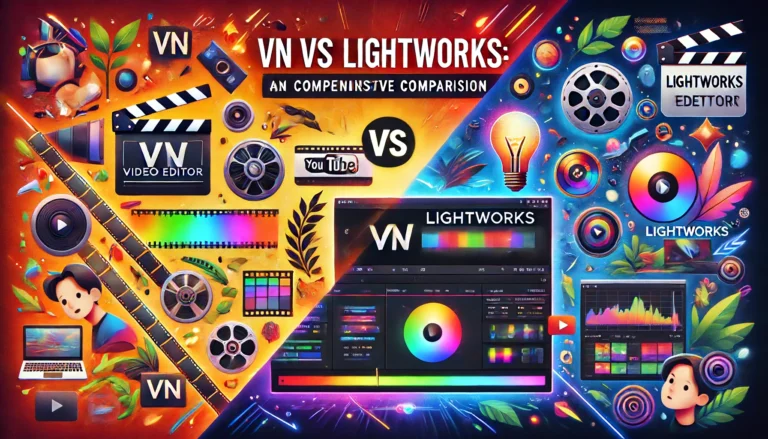 VN Video Editor vs Lightworks Video Editing Software