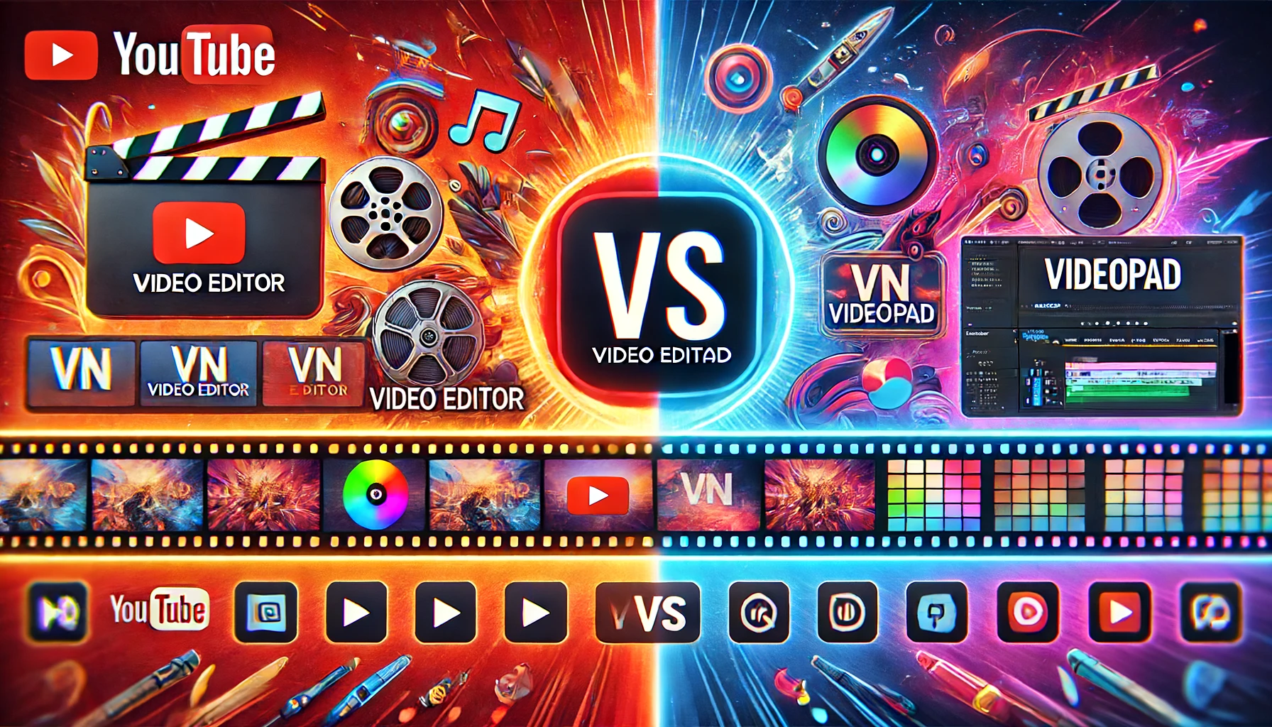 VN Video Editor vs VideoPad Video Editor thumbnail